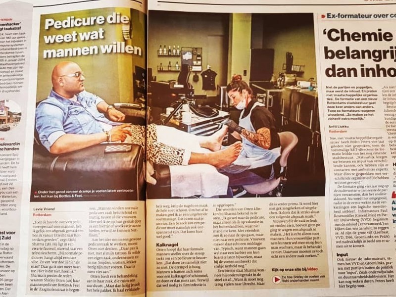 Interview met met AD Rotterdams Dagblad en item in de krant