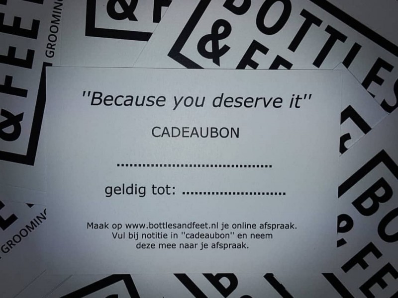 ****Heb je een cadeaubon gehad**** 